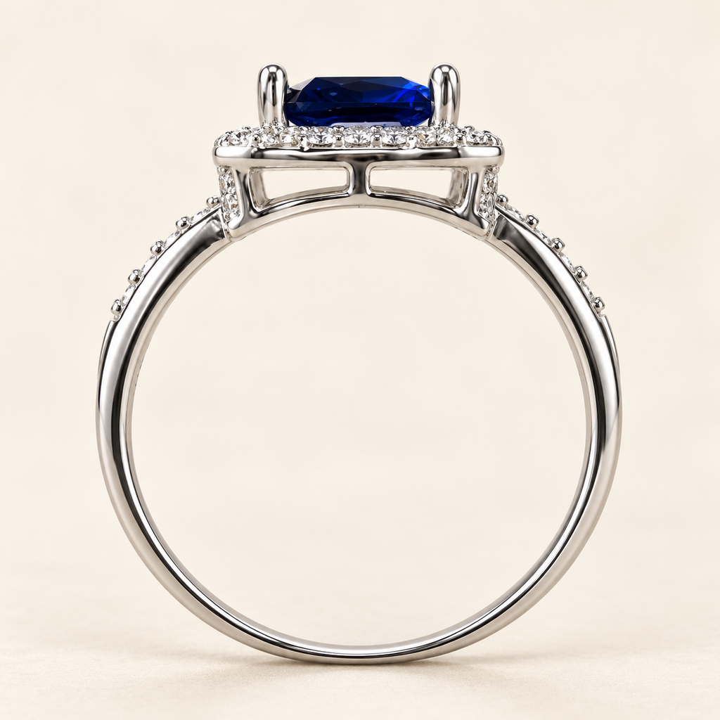 Blue Majesty – safirring på bestilling